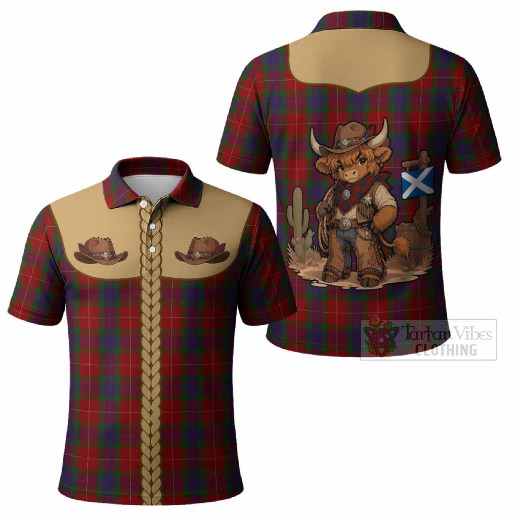 Fraser Tartan Polo Shirt Wee Coo Cowboy Cute Style
