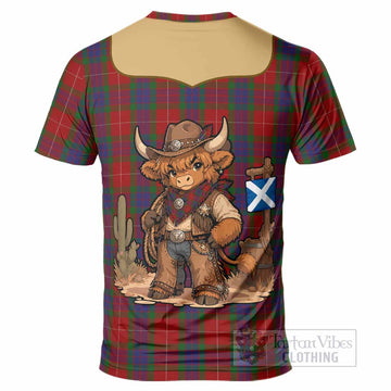 Fraser Tartan T-Shirt Wee Coo Cowboy Cute Style