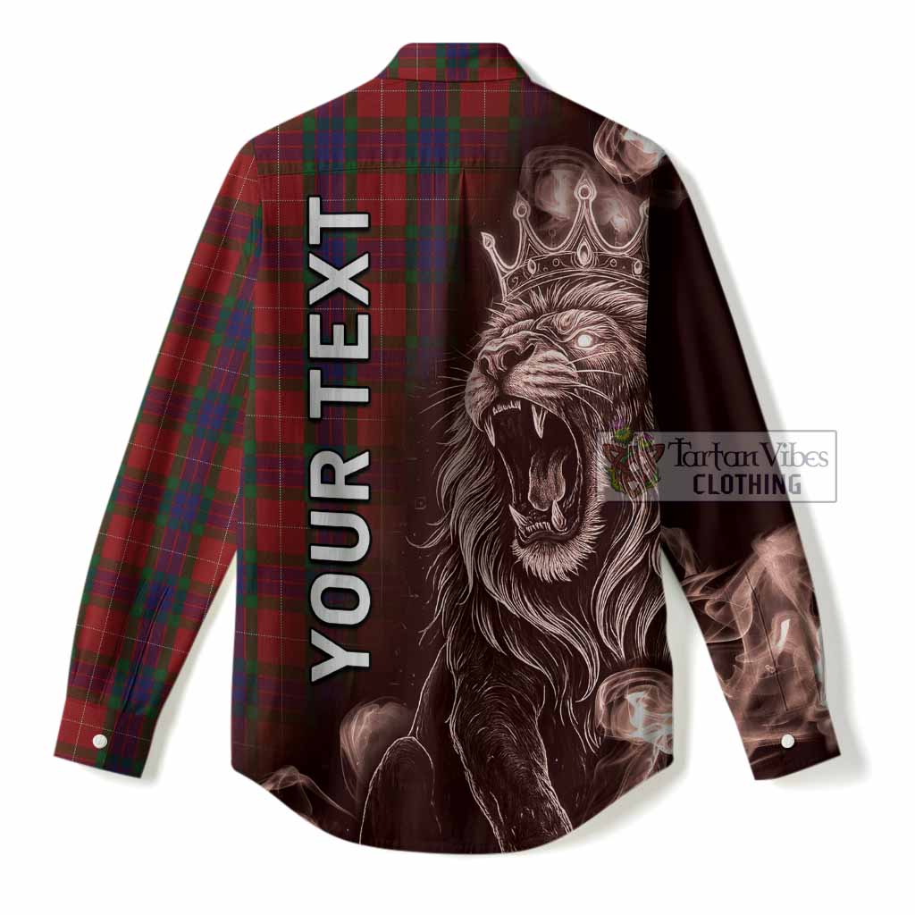 Fraser Tartan Women Casual Shirt Roaring Lion Heritage
