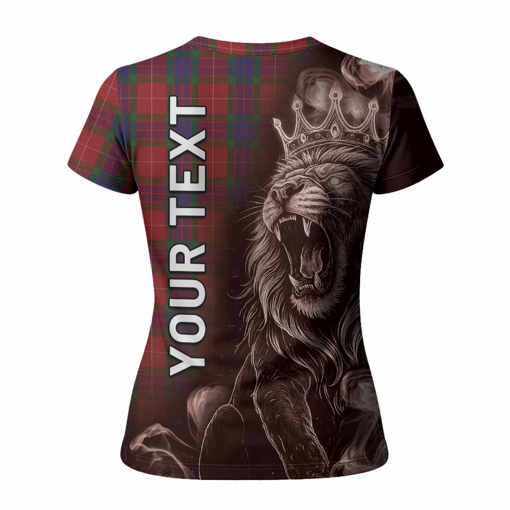 Fraser Tartan Women T shirt Roaring Lion Heritage