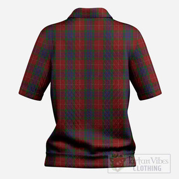 Fraser Tartan Women’s Polo Sweater Top