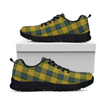Fraser Yellow Tartan Sneakers