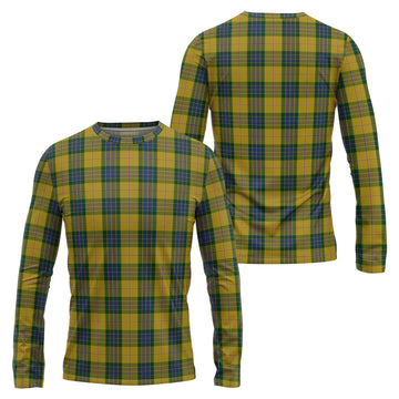 Fraser Yellow Tartan Long Sleeve T-Shirt