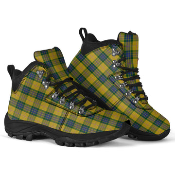Fraser Yellow Tartan Alpine Boots