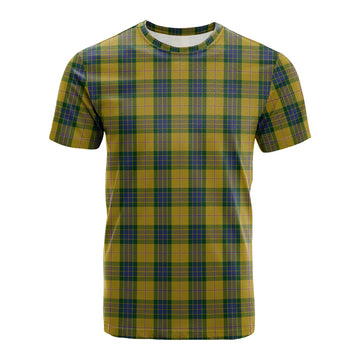 Fraser Yellow Tartan T-Shirt
