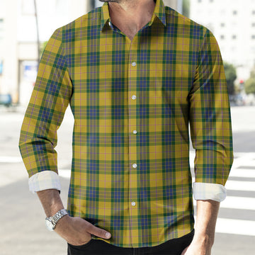 Fraser Yellow Tartan Long Sleeve Button Up Shirt