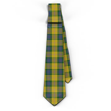 Fraser Yellow Tartan Classic Necktie