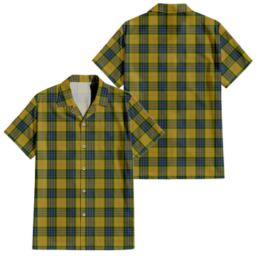 fraser-yellow-tartan-short-sleeve-button-down-shirt