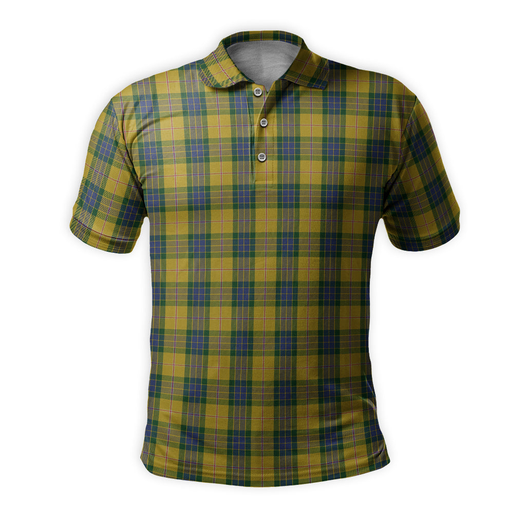 fraser-yellow-tartan-mens-polo-shirt-tartan-plaid-men-golf-shirt-scottish-tartan-shirt-for-men