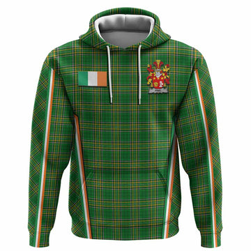 Friel Irish Clan Coat of Arm Tartan Hoodie Flag Style