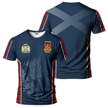 Wotherspoon Tartan T-shirt with Coat of Arms Scottish Thistle Vibes Sport Style Kid's Shirt - Tartan Vibes Clothing