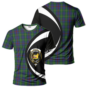Bailey Tartan T-Shirt with Family Crest Circle Style Kid's Shirt - Tartan Vibes Clothing