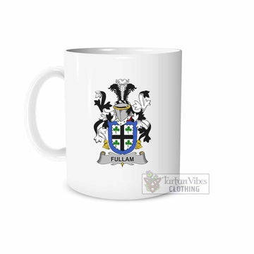 Tartan Vibes Clothing Fullam Irish Clan Coat of Arms Ceramic Mug