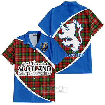 Fullerton Family Crest Tartan Hawaiian Shirt Celebrate Saint Andrew's Day in Style Kid - Tartan Vibes Clothing