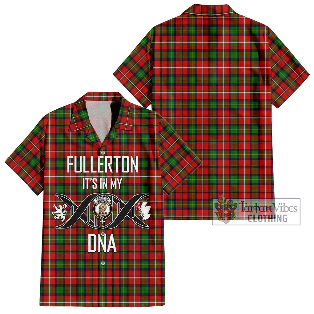 Fullerton Tartan Hawaiian Shirt with Family Crest DNA In Me Style Kid - Tartan Vibes Clothing