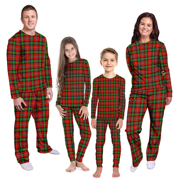 Fullerton Tartan Pajamas Family Set Kid - Tartan Vibes Clothing