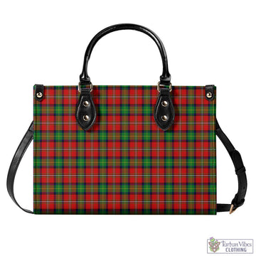 Fullerton Tartan Luxury Leather Handbags L - Tartan Vibes Clothing