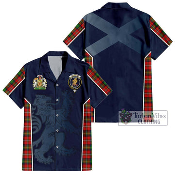Fullerton Tartan Hawaiian Shirt with Family Crest and Lion Rampant Vibes Sport Style Kid - Tartan Vibes Clothing