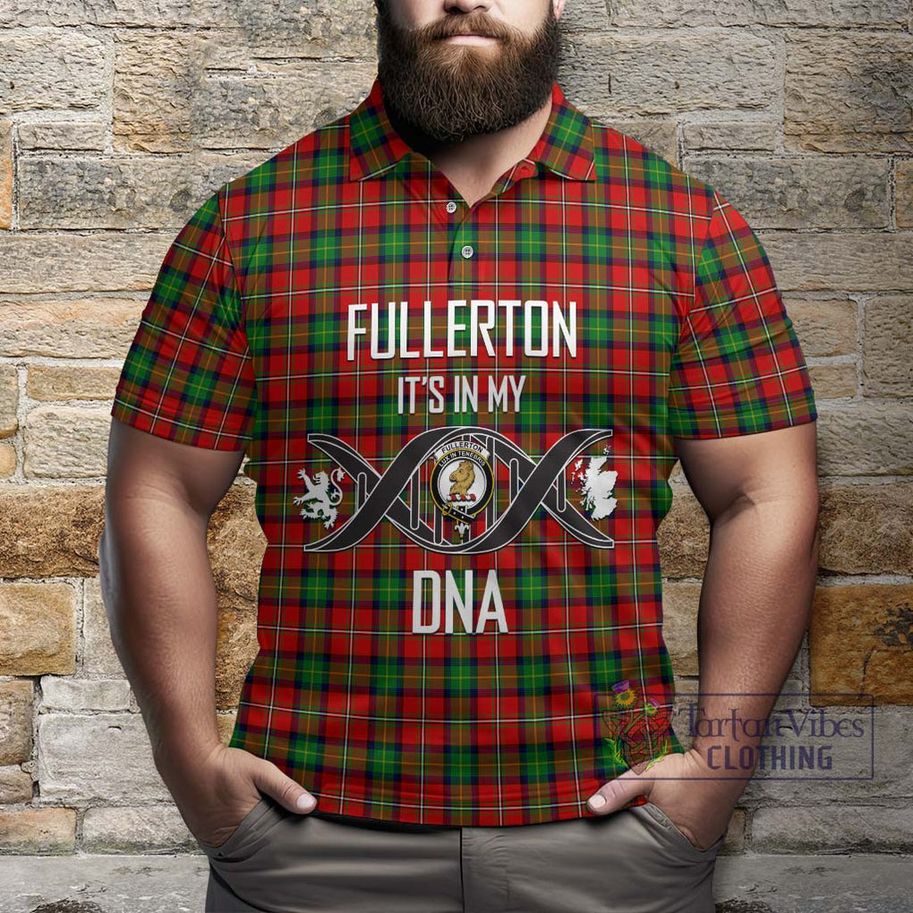 Fullerton Tartan Polo Shirt with Family Crest DNA In Me Style Kid - Tartan Vibes Clothing