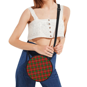 Fullerton Tartan Round Satchel Bags One Size 9*9*2.7 inch - Tartan Vibes Clothing