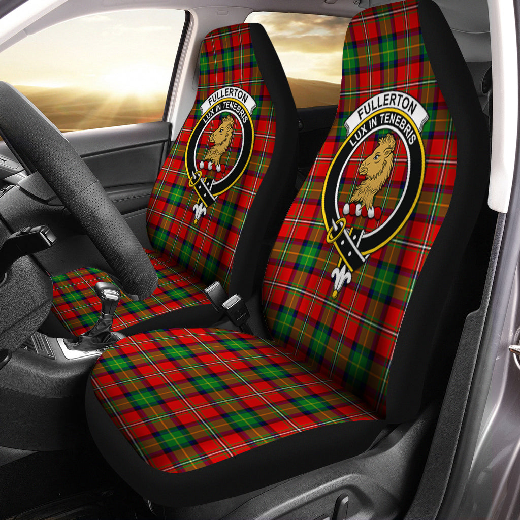 Fullerton Tartan Crest Wall Hanging Banner - Wood Pole