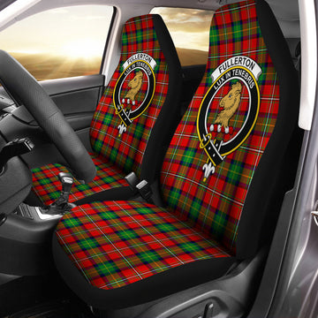 Fullerton Tartan Car Seat Cover with Family Crest One Size - Tartan Vibes Clothing