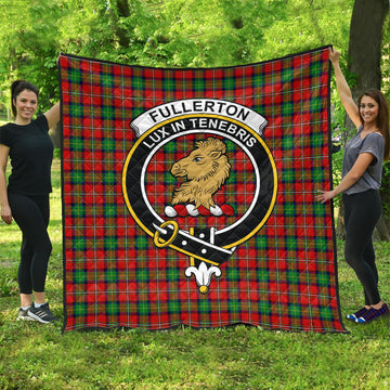 fullerton-tartan-quilt-with-family-crest