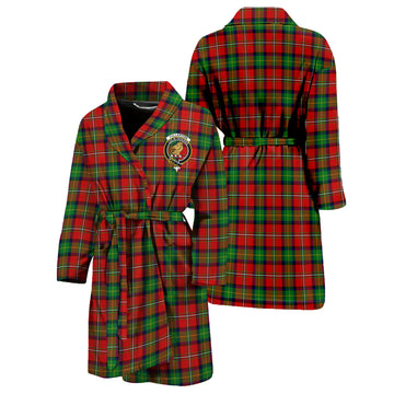 Fullerton Tartan Bathrobe with Family Crest Unisex S - Tartan Vibes Clothing