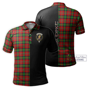 Fullerton Tartan Polo Shirt with Family Crest and Half Of Me Style Kid - Tartan Vibes Clothing