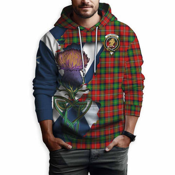 Tartan Vibes Clothing Fullerton Tartan Family Crest Hoodie Scottish Thistle Celtic Inspired