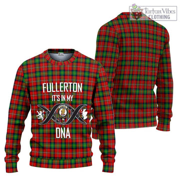 Fullerton Tartan Ugly Sweater with Family Crest DNA In Me Style Unisex - Tartan Vibes Clothing