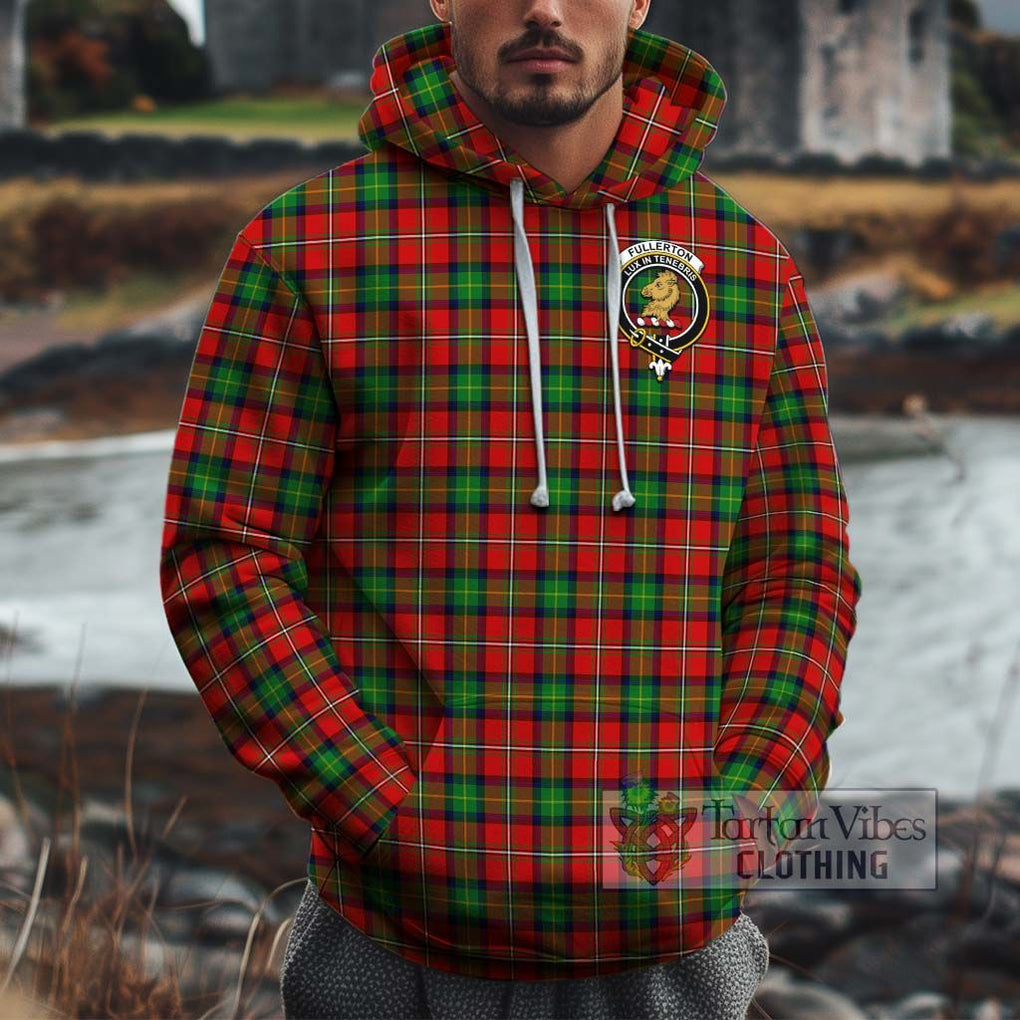 Fullerton Tartan Cotton Hoodie with Family Crest Zip Hoodie - Tartan Vibes Clothing