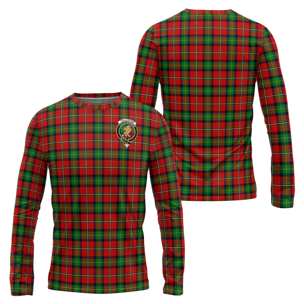 Fullerton Tartan Long Sleeve T-Shirt with Family Crest Unisex - Tartan Vibes Clothing