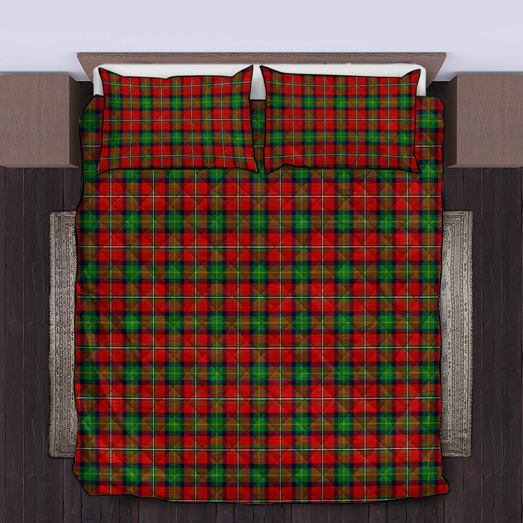 Fullerton Tartan Quilt Bed Set King - Tartan Vibes Clothing