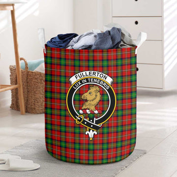 Fullerton Tartan Laundry Basket with Family Crest One Size - Tartan Vibes Clothing