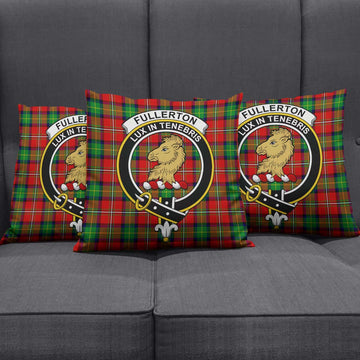 Fullerton Tartan Pillow Cover with Family Crest Rectangle Pillow Cover 51*91cm - Tartan Vibes Clothing