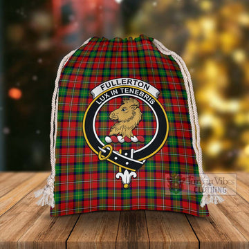 Fullerton Tartan Christmas Santa's Bag with Family Crest - Tartan Vibes Clothing