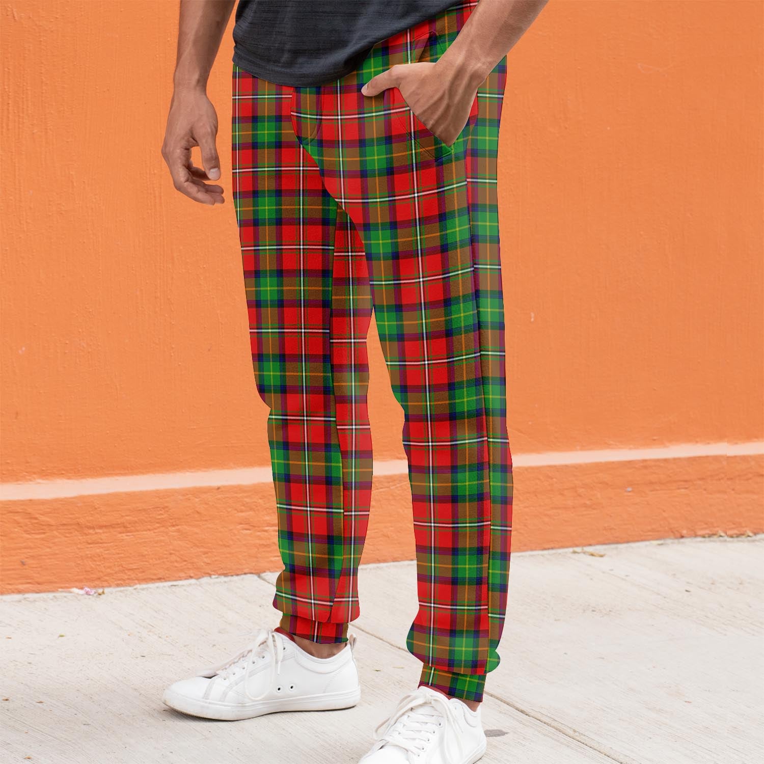Fullerton Tartan Joggers Pants S - Tartan Vibes Clothing