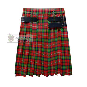 Fullerton Tartan Men's Pleated Skirt - Fashion Casual Retro Scottish Kilt Style