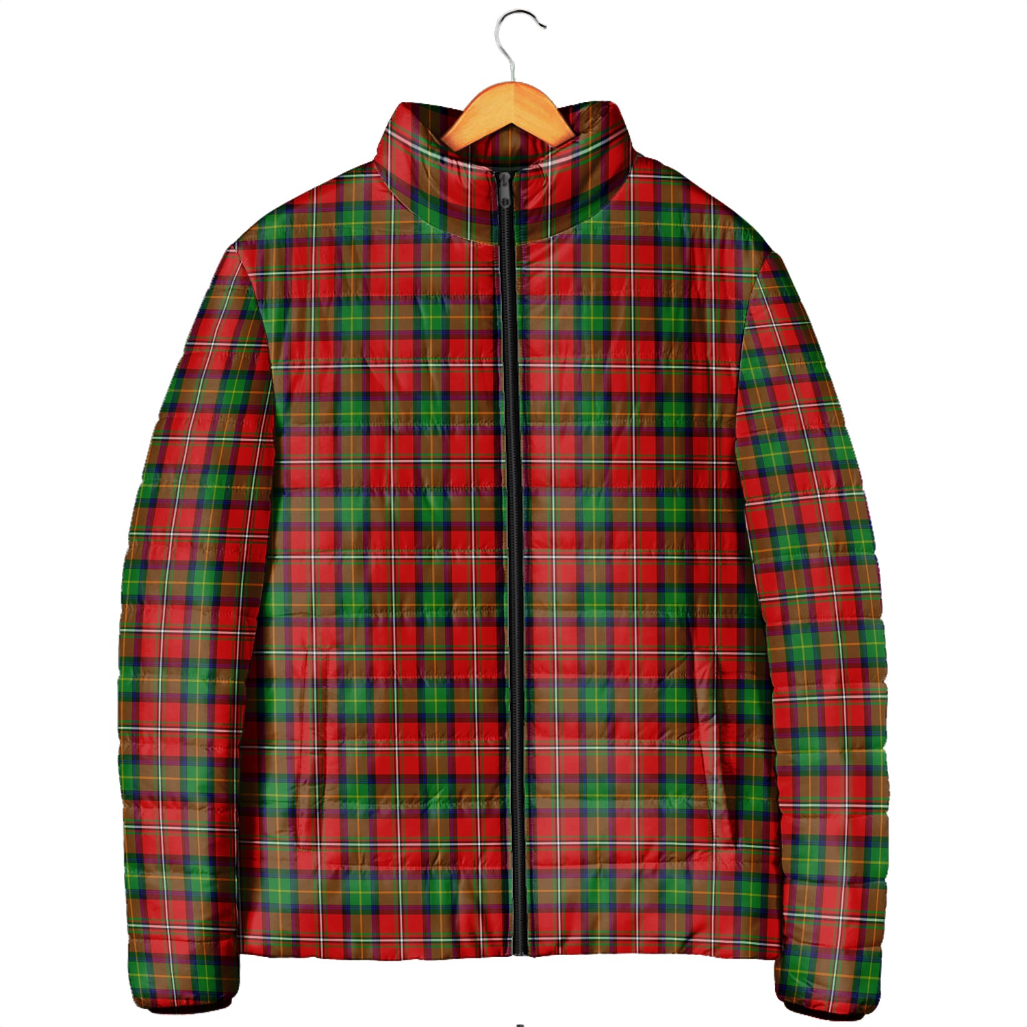 Fullerton Tartan Padded Jacket Men's Padded Jacket - Tartan Vibes Clothing