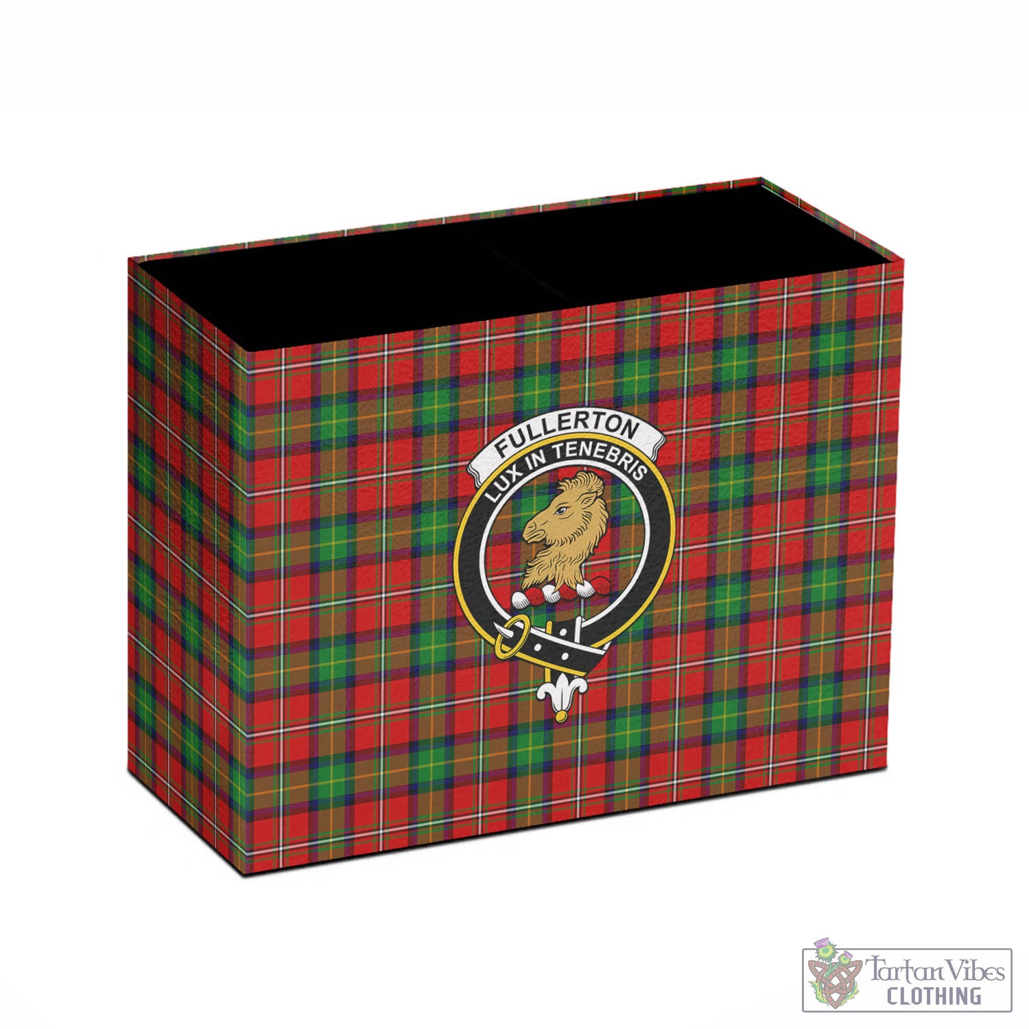 Fullerton Tartan Pen Holder with Family Crest - Tartan Vibes Clothing