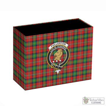 Fullerton Tartan Pen Holder with Family Crest - Tartan Vibes Clothing