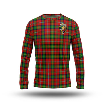 Fullerton Tartan Long Sleeve T-Shirt with Family Crest - Tartan Vibes Clothing
