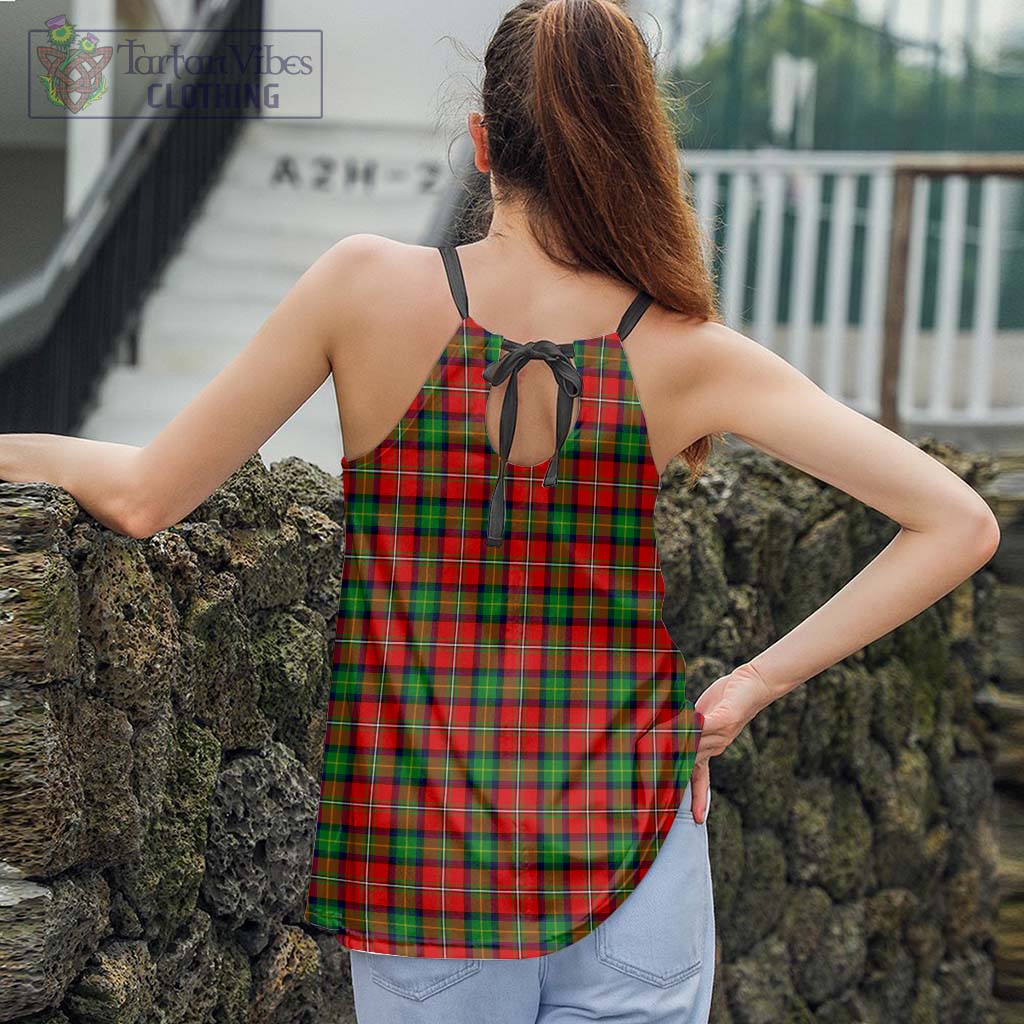 Fullerton Tartan Loose Halter Neck Camisole - Tartan Vibes Clothing