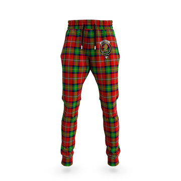Fullerton Tartan Joggers Pants with Family Crest 5XL - Tartan Vibes Clothing