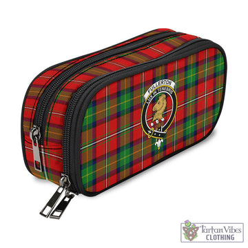 Fullerton Tartan Pen and Pencil Case with Family Crest - Tartan Vibes Clothing