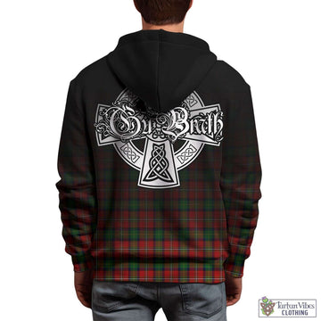 Fullerton Tartan Hoodie Featuring Alba Gu Brath Family Crest Celtic Inspired - Tartan Vibes Clothing