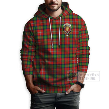 Fullerton Tartan Hoodie with Family Crest Celtic Skull Style - Tartan Vibes Clothing