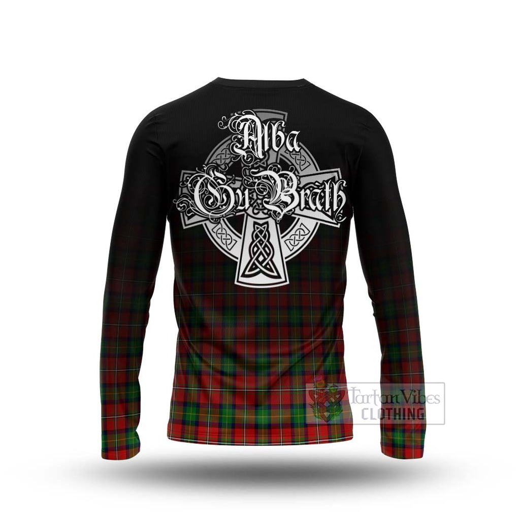 Fullerton Tartan Long Sleeve T-Shirt Featuring Alba Gu Brath Family Crest Celtic Inspired - Tartan Vibes Clothing