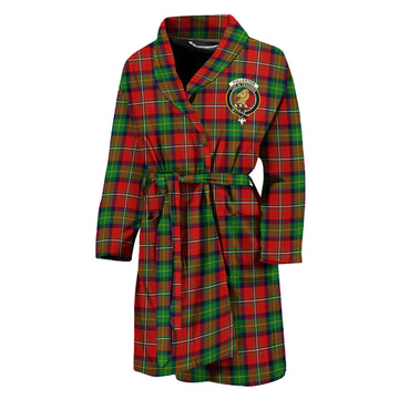 Fullerton Tartan Bathrobe with Family Crest Unisex M - Tartan Vibes Clothing